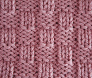 4x2 Basket Weave - Stitch Sample