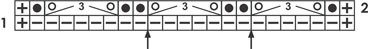 Winding Columns - Knitting Chart