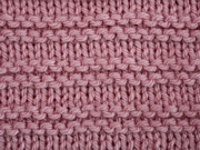 Horizontal Garter Stitch Stripes
