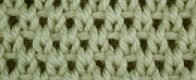 Eyelet Moss Stitch