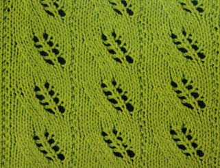 Wheat In The Wind - Stitch Sample