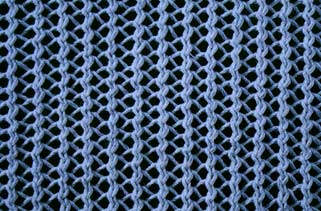 Ribbed Mesh - Stitch Sample