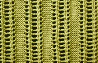 Lacy Ladder - Stitch Sample