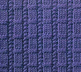 Waffle Ribs - Stitch Sample