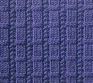 Waffle Ribs - Stitch Sample