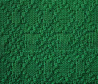 Diamonds Big & Small - Stitch Sample