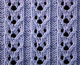 Hoops's Rib Stitch - Stitch Sample