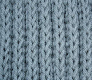 Raised Stockinette - Right Side Stitch Sample