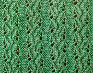 Leaf Garlands - Stitch Sample
