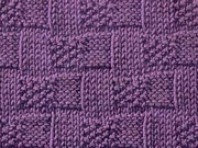 Seed Stitch Basket Weave