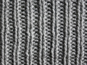 1x1 Rib Stitch